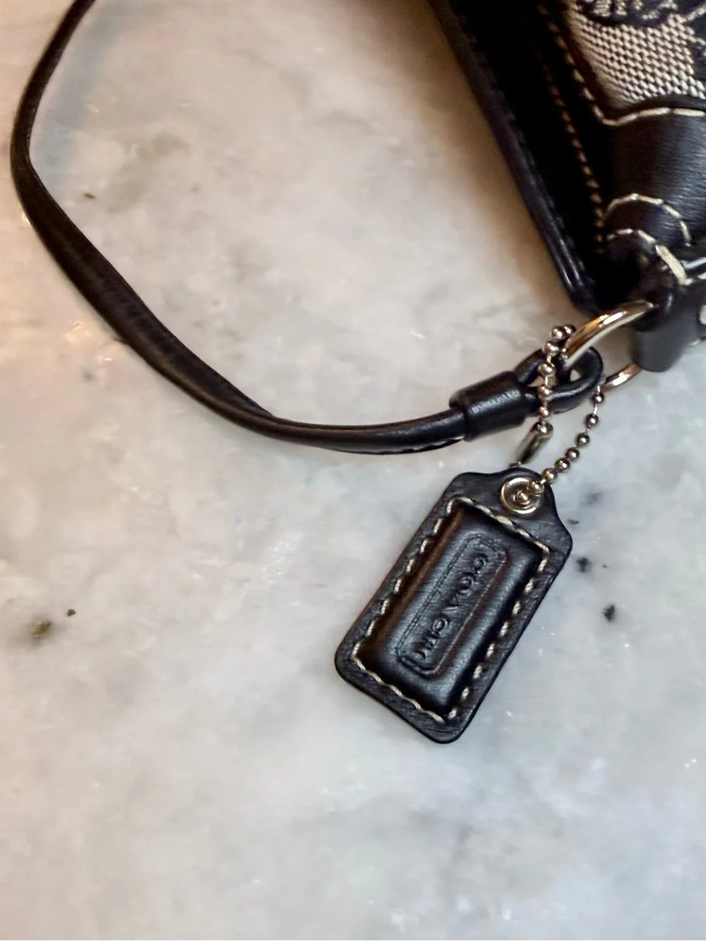 Rare Vintage Coach Horse &  Carriage Jaquard Turnlock Wristlet Mini Bag